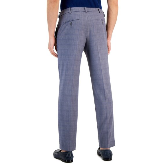 Perry Ellis Men's Modern-Fit Stretch Resolution Dress Pants Mid Gray B4HP - Picture 2 of 4